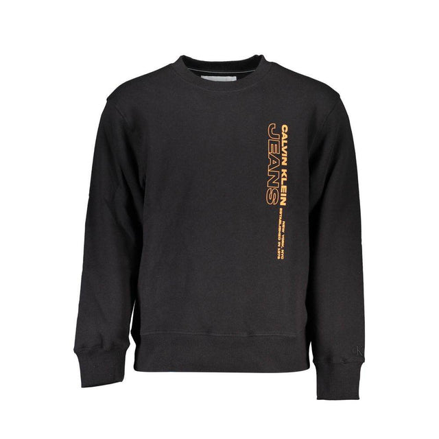 Calvin Klein Black Cotton Men Sweater - Hilstor