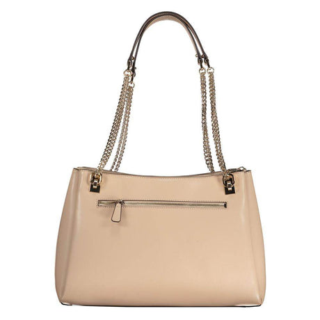 Guess Jeans Beige Polyethylene Handbag - Hilstor