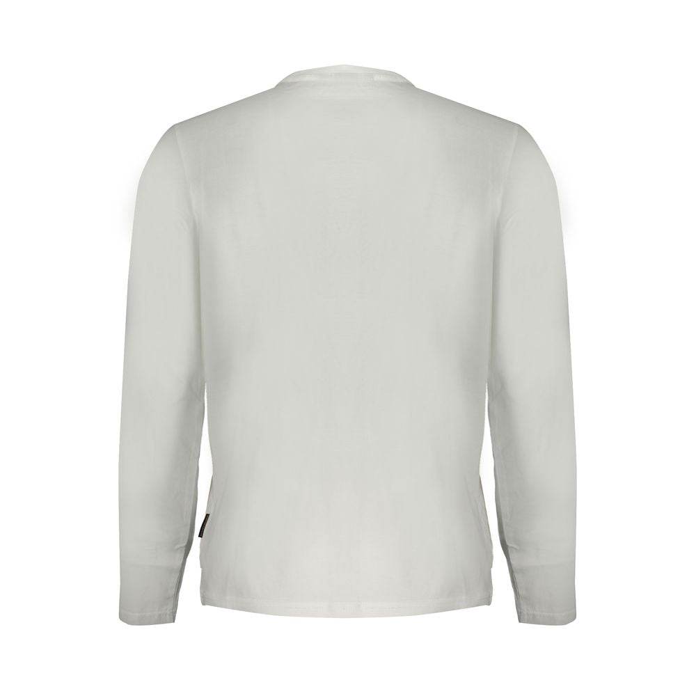Napapijri White Cotton T-Shirt - Hilstor