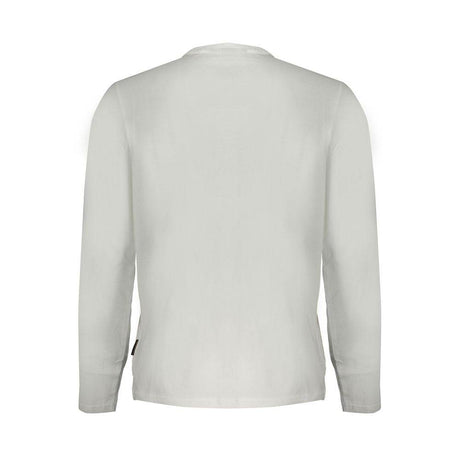 Napapijri White Cotton T-Shirt - Hilstor