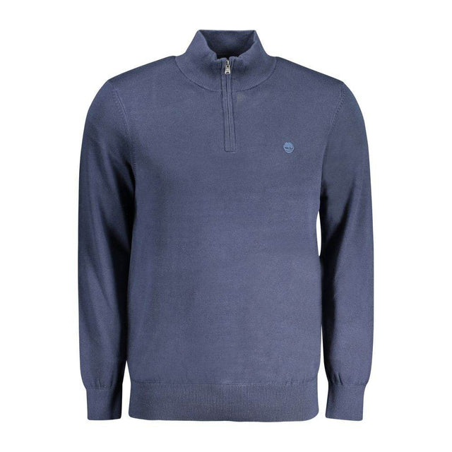 Timberland Blue Cotton Men Sweater - Hilstor