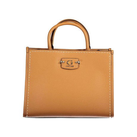 Guess Jeans Brown Polyethylene Handbag - Hilstor