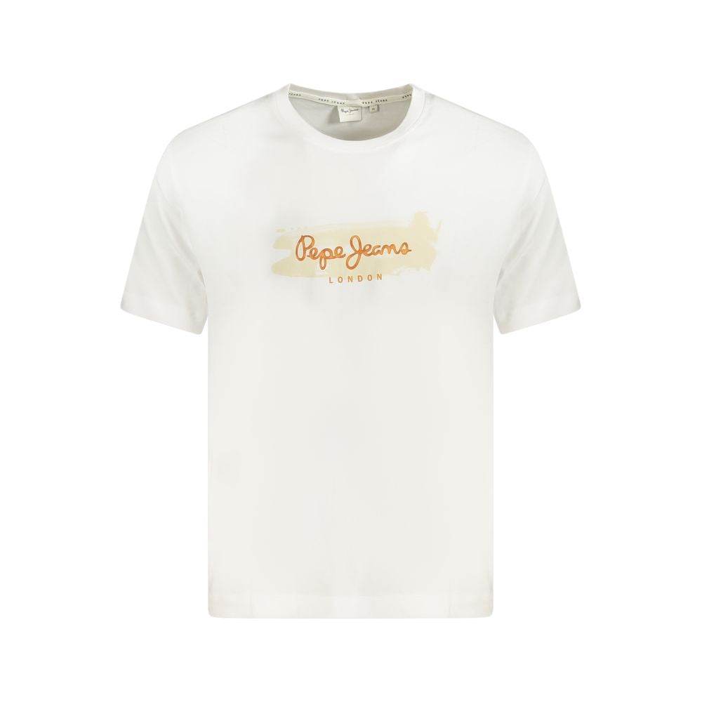Pepe Jeans White Cotton T-Shirt - Hilstor