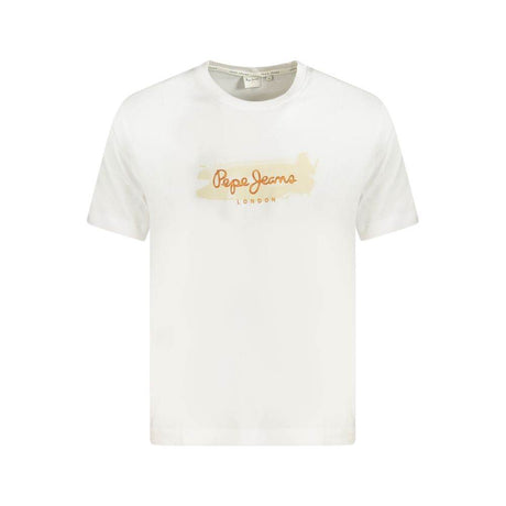 Pepe Jeans White Cotton T-Shirt - Hilstor