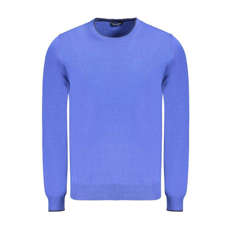 North Sails Blue Cotton Men Sweater - Hilstor