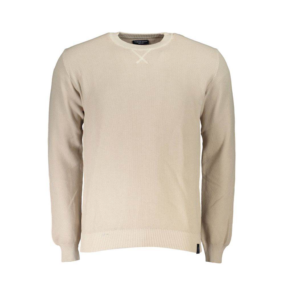 North Sails Beige Cotton Men Sweater - Hilstor