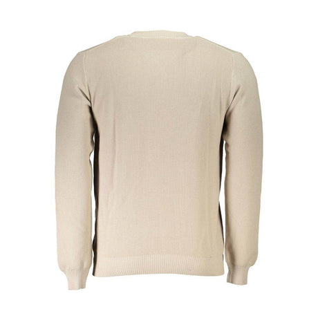 North Sails Beige Cotton Men Sweater - Hilstor