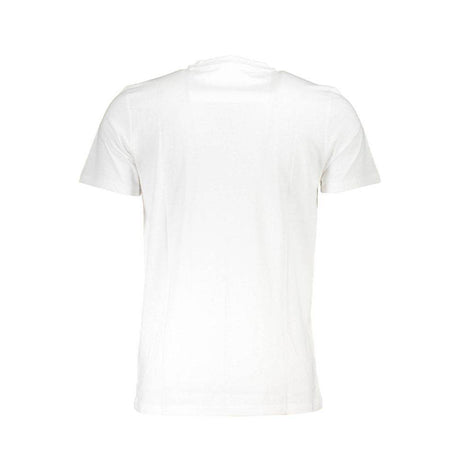 Cavalli Class White Cotton Men T-Shirt - Hilstor