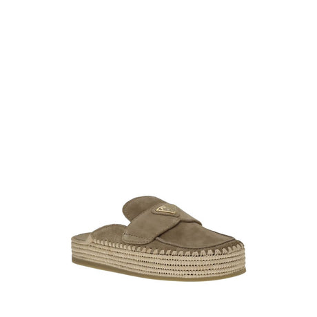 Prada Suede Mules