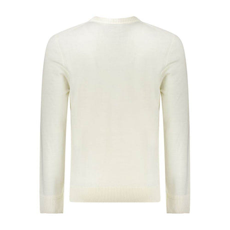Hugo Boss White Wool Men Sweater - Hilstor