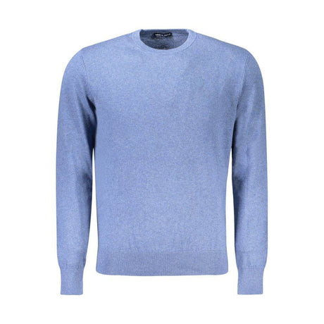 North Sails Blue Cotton Men Sweater - Hilstor