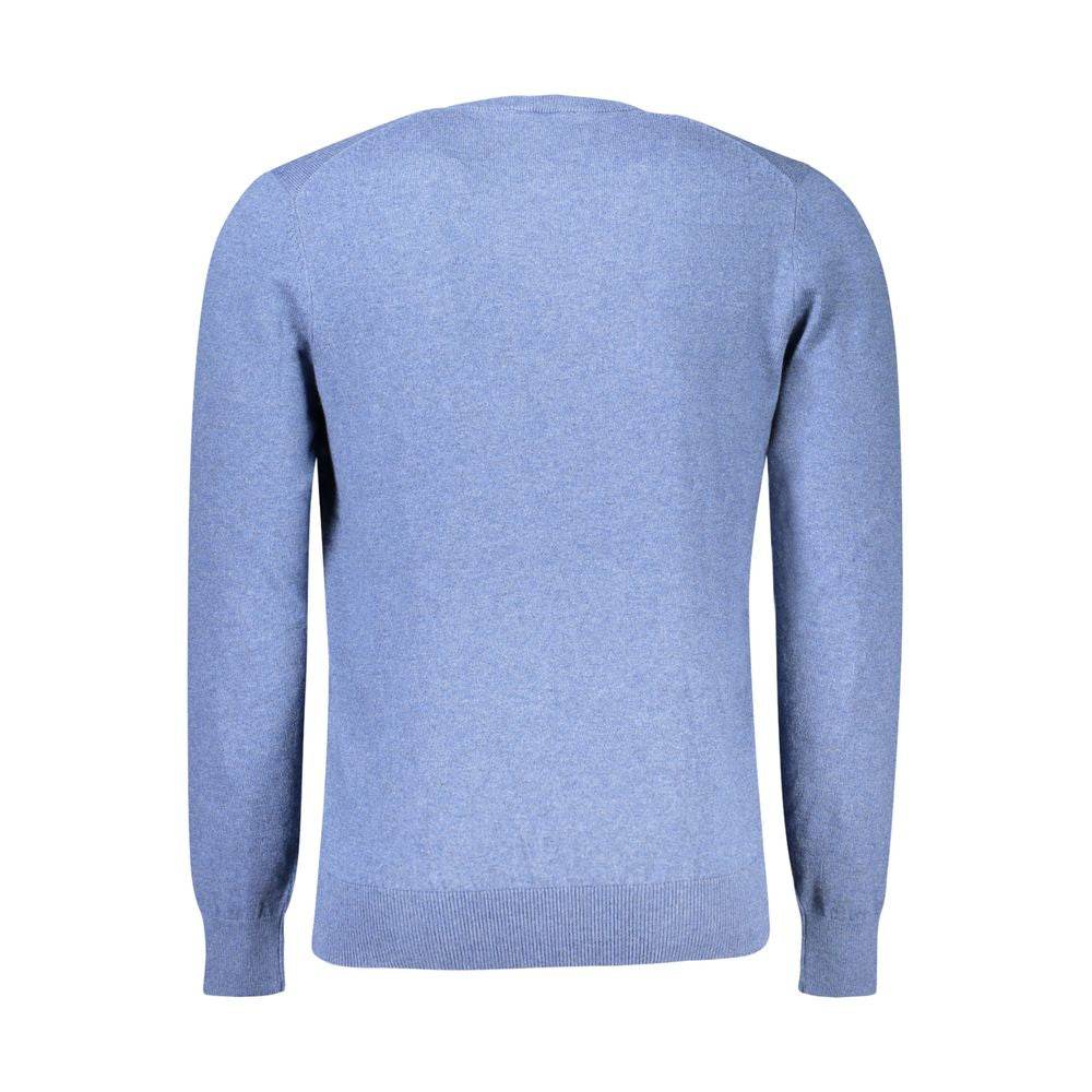 North Sails Blue Cotton Men Sweater - Hilstor