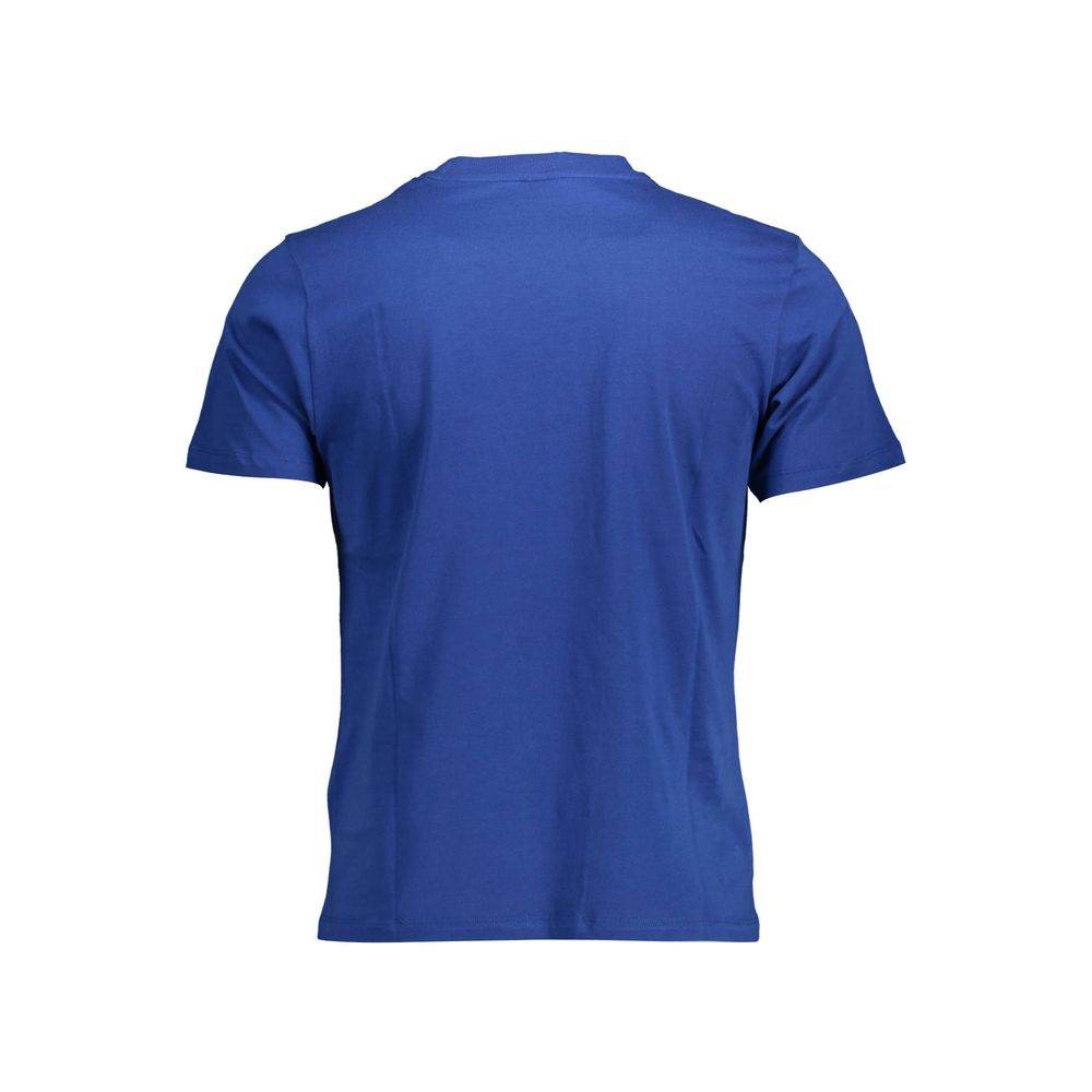 North Sails Blue Cotton Men T-Shirt - Hilstor