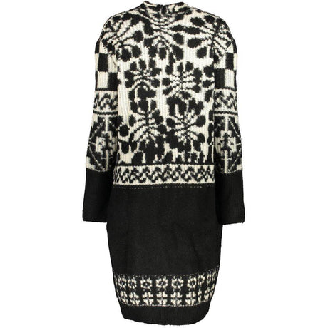 Desigual Chic Long Sleeved Coat with Contrast Details - Hilstor