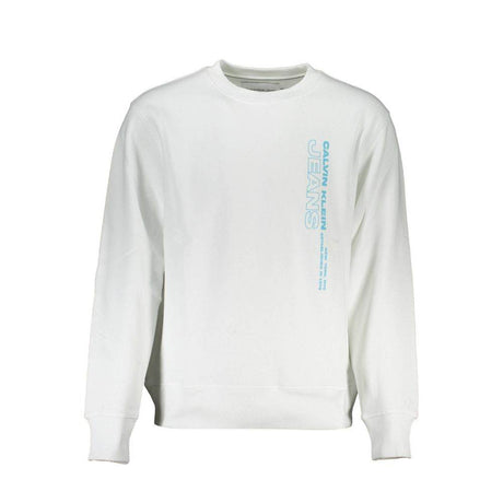 Calvin Klein White Cotton Men Sweater - Hilstor