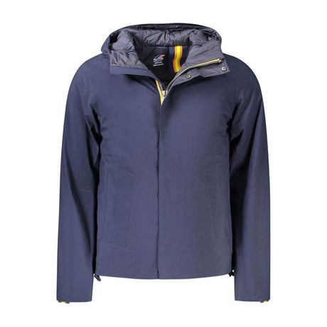 K-WAY Blue Polyester Men Jacket - Hilstor