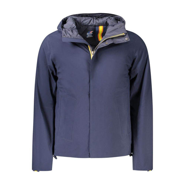 K-WAY Blue Polyester Men Jacket - Hilstor