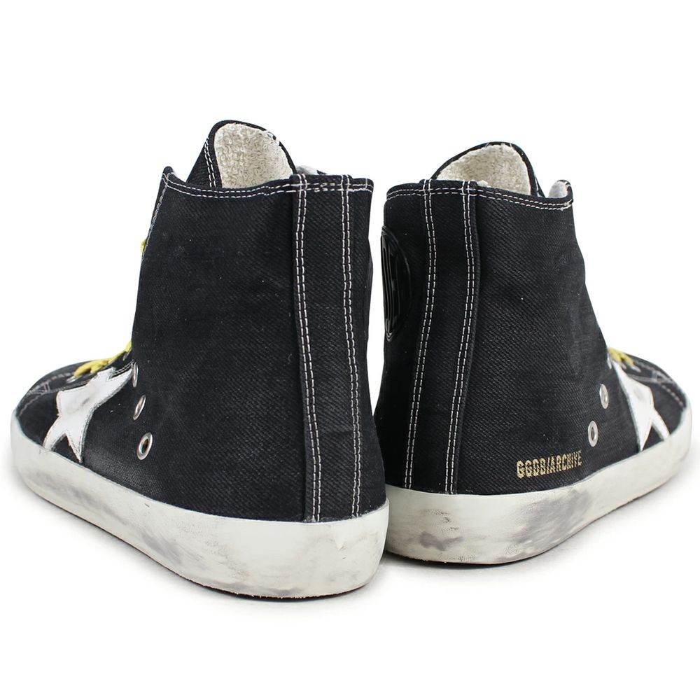 Golden Goose Black Canvas Sneaker - Hilstor