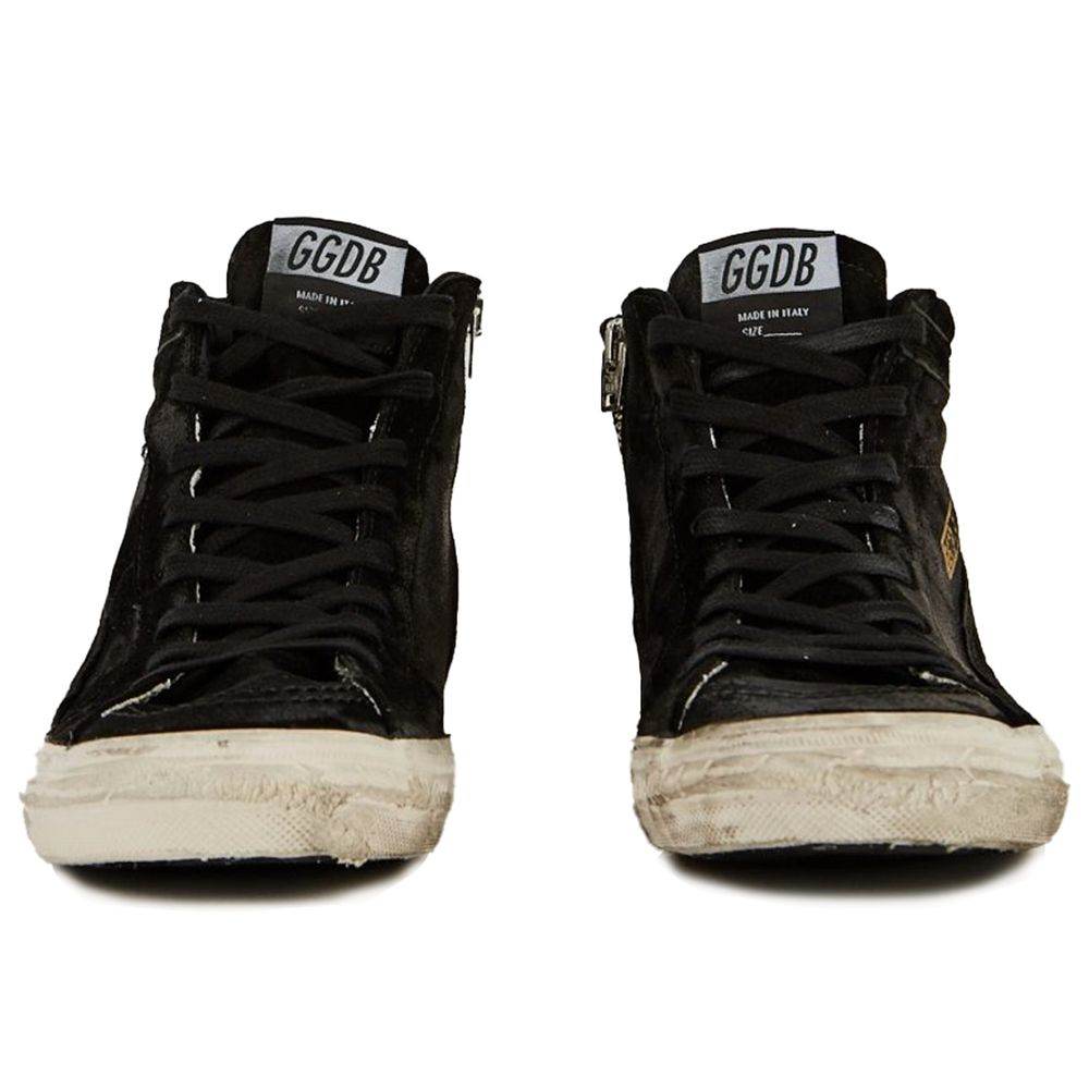 Golden Goose Black Calfskin Sneaker - Hilstor