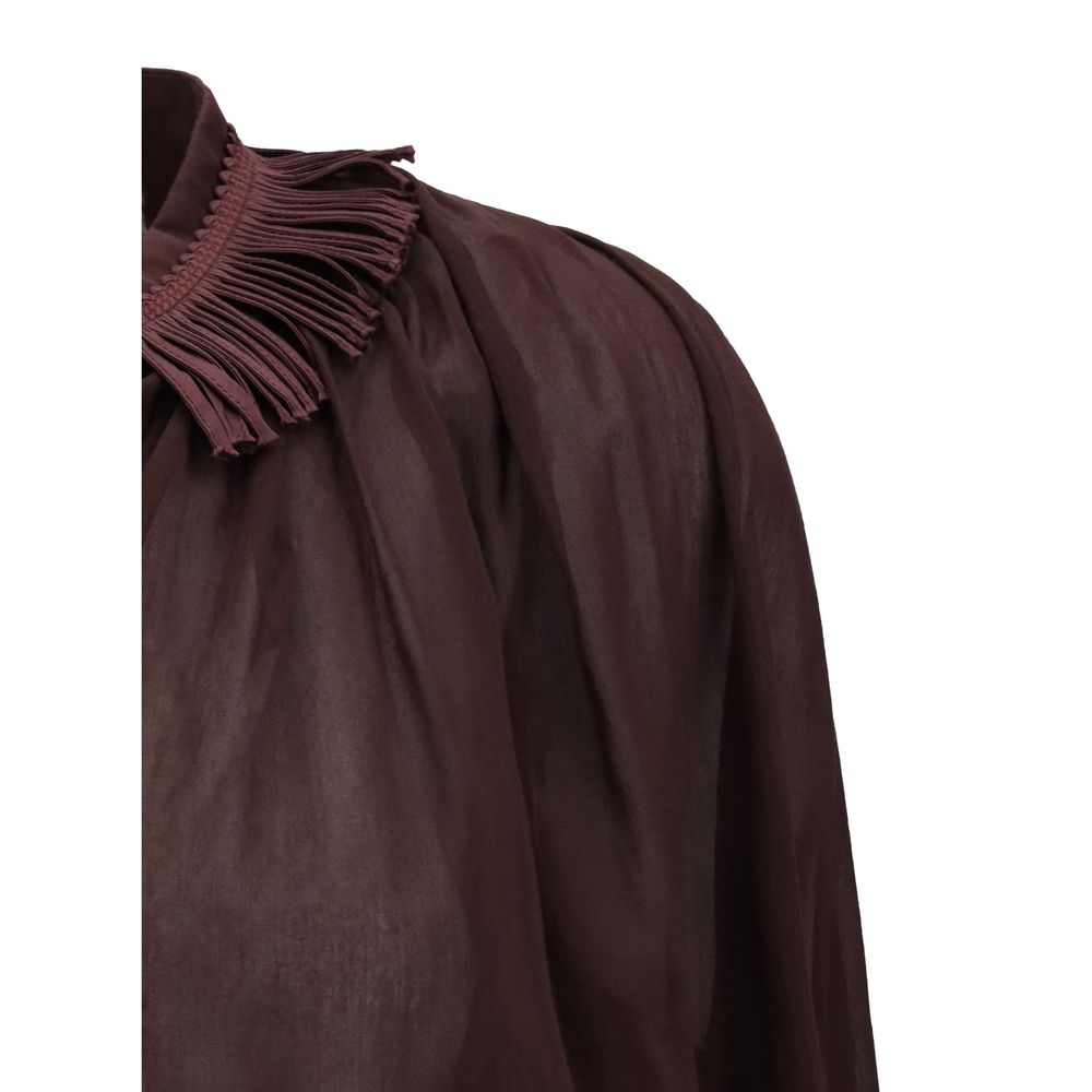 Forte_Forte Shirt with fringed collar