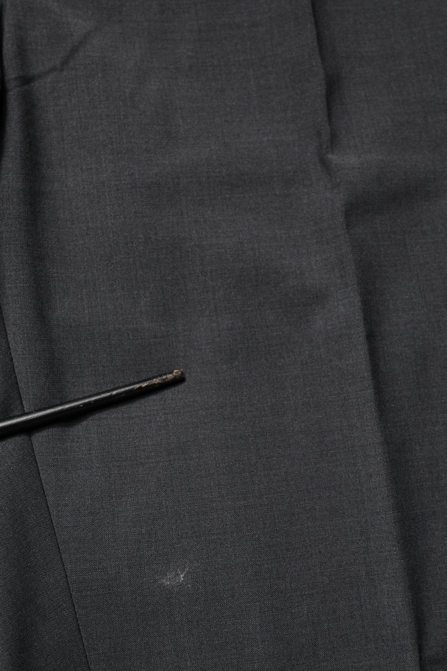 Dolce & Gabbana Black Wool Dress Slim Formal Pants - Hilstor