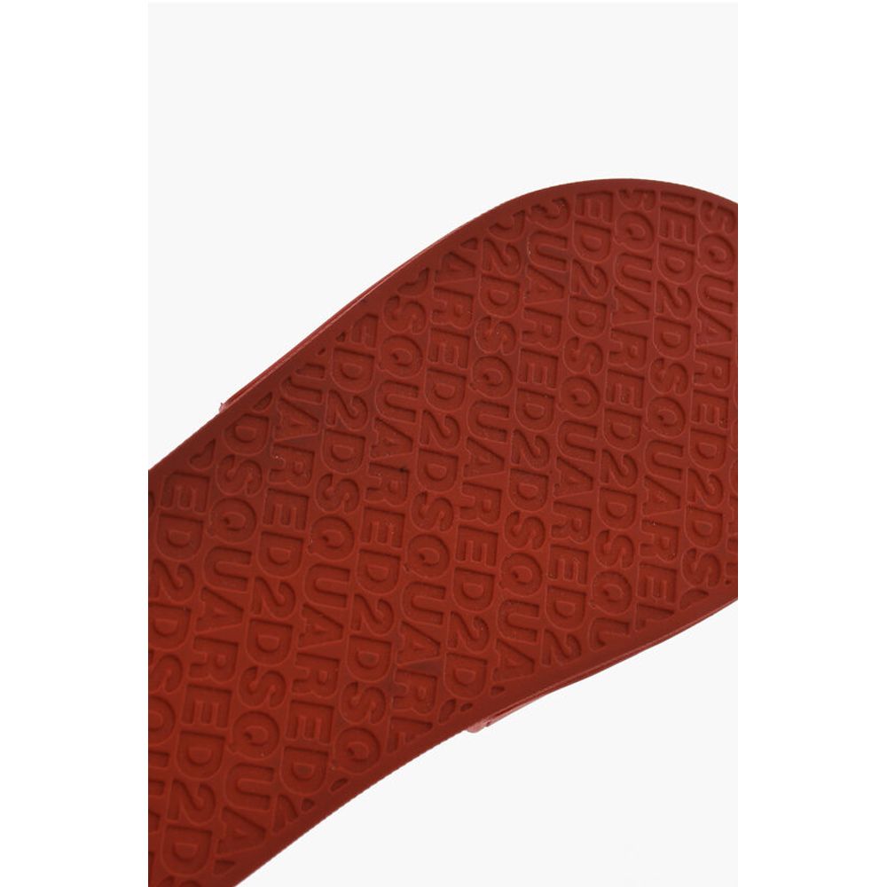 Dsquared² Rubber ICON Slides With Embossed Logo