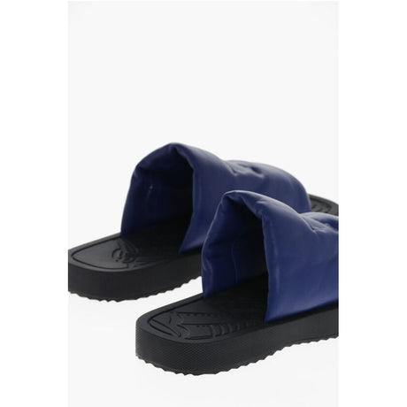 Burberry Leather Slip-on Slides with EDK