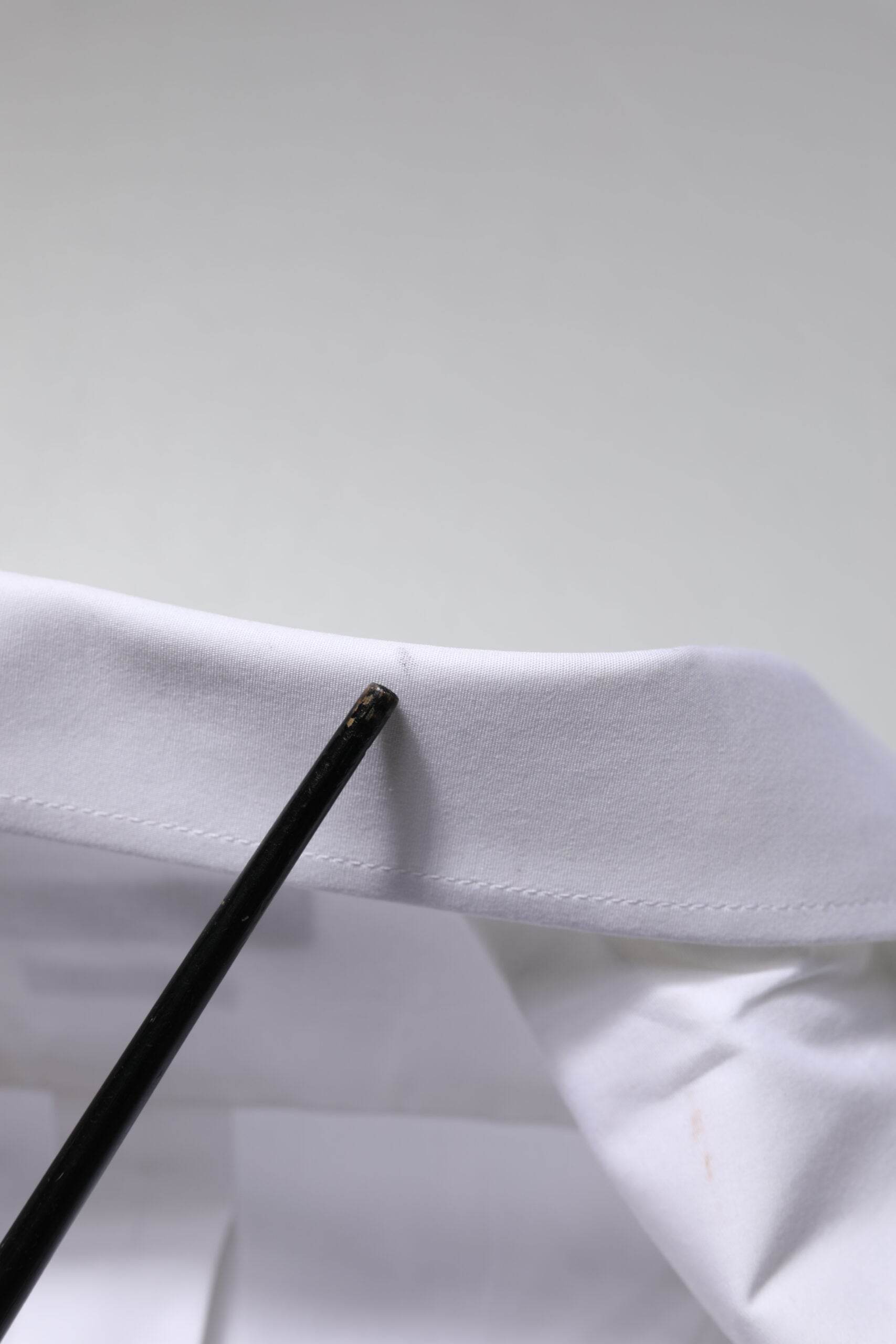 Dolce & Gabbana White MARTINI Long Sleeves Dress Formal Shirt - Hilstor