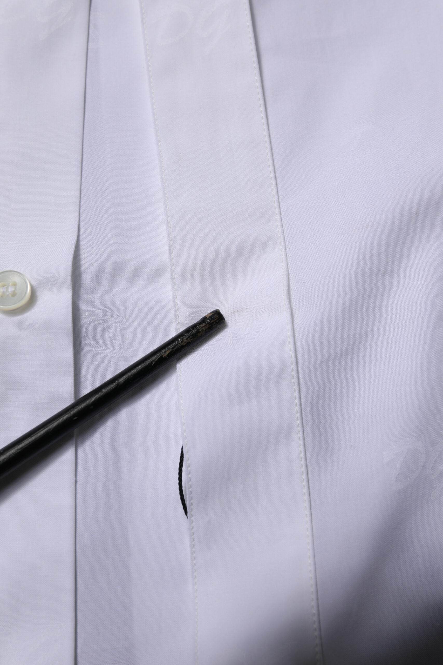 Dolce & Gabbana White GOLD Long Sleeves Dress Formal Shirt - Hilstor