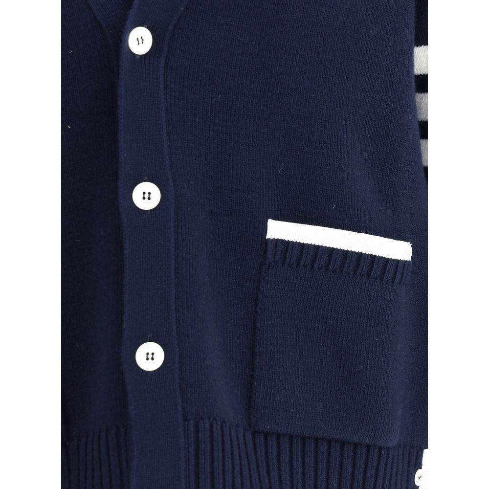 Thom Browne Merino wool Cardigan - Hilstor