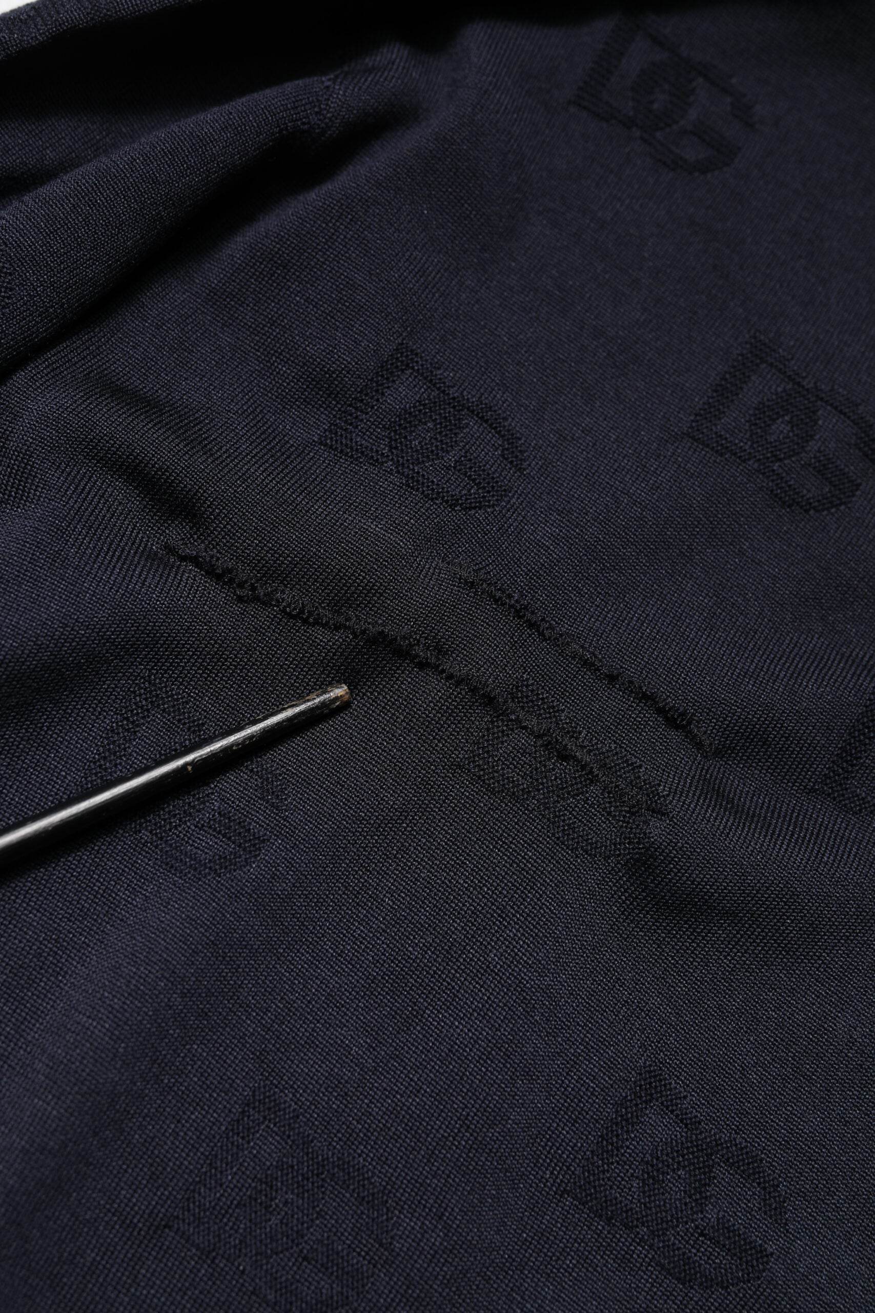 Dolce & Gabbana Black Silk Crew Neck Sweatshirt Sweater - Hilstor