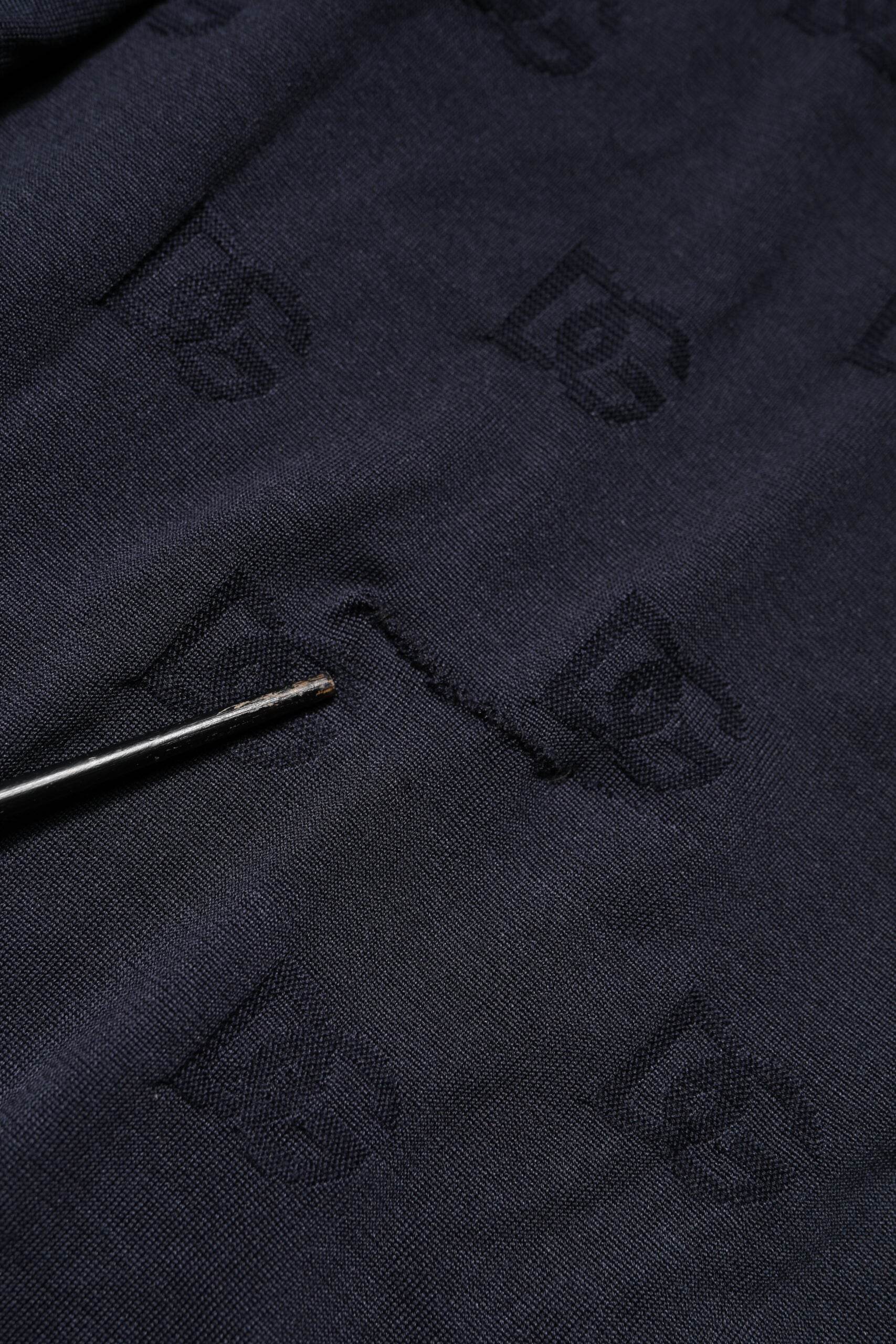 Dolce & Gabbana Black Silk Crew Neck Sweatshirt Sweater - Hilstor