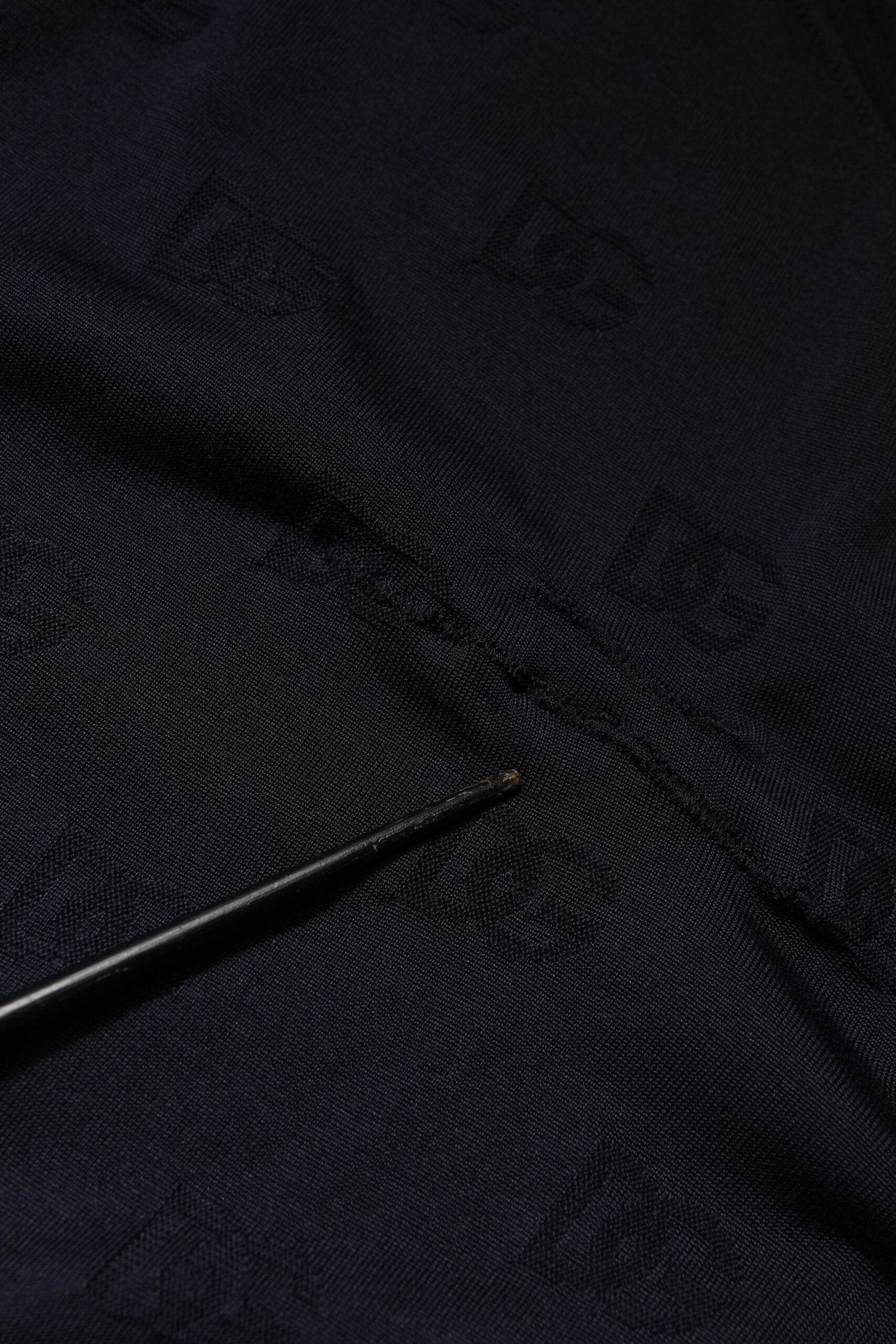 Dolce & Gabbana Black Silk Crew Neck Sweatshirt Sweater - Hilstor