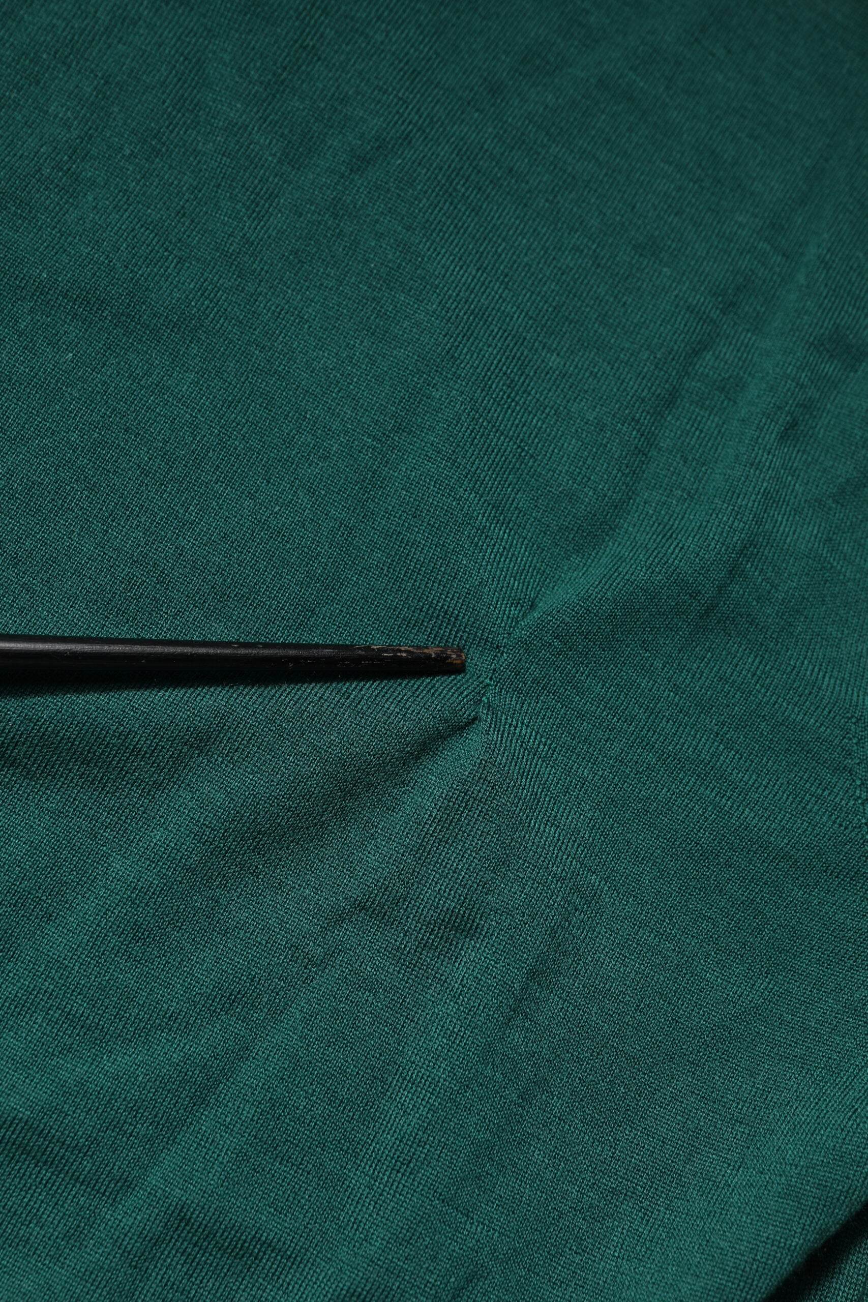 Dolce & Gabbana Green Cashmere Crew Neck Sweatshirt Sweater - Hilstor