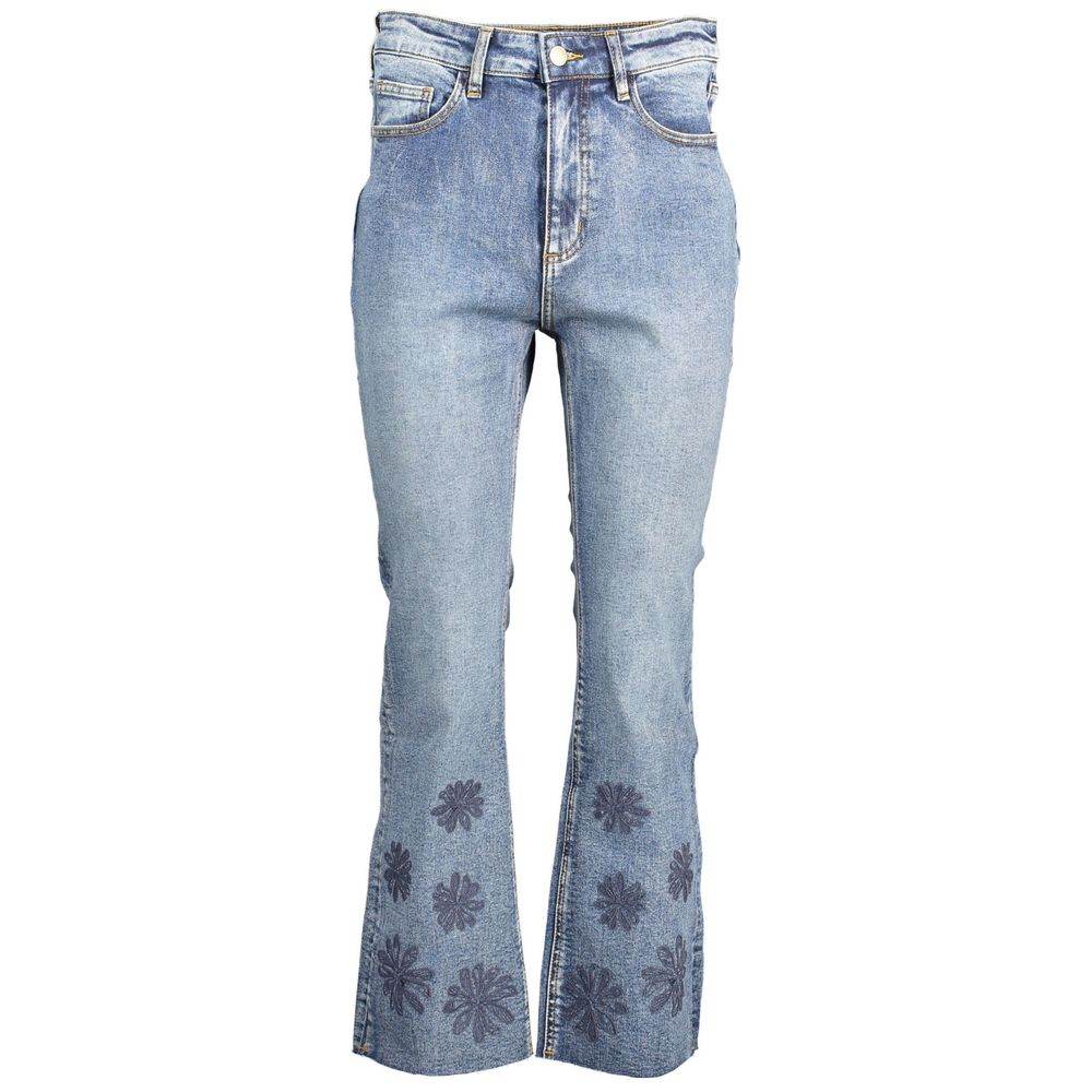 Desigual Blue Cotton Women Jeans - Hilstor