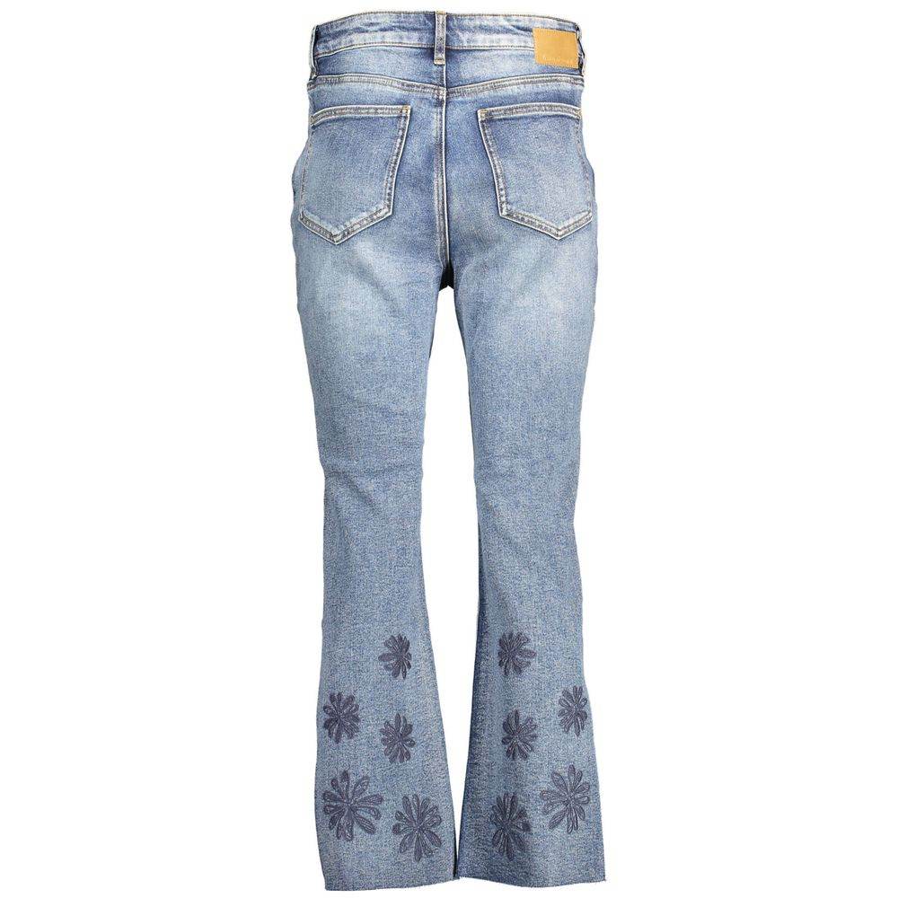 Desigual Blue Cotton Women Jeans - Hilstor