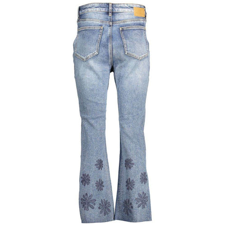 Desigual Blue Cotton Women Jeans - Hilstor