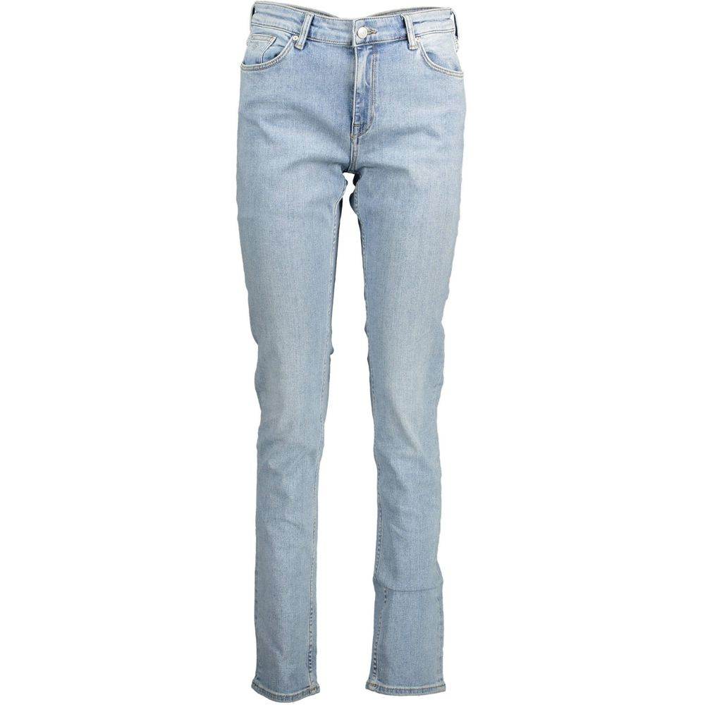Gant Blue Organic Cotton Women Jeans - Hilstor