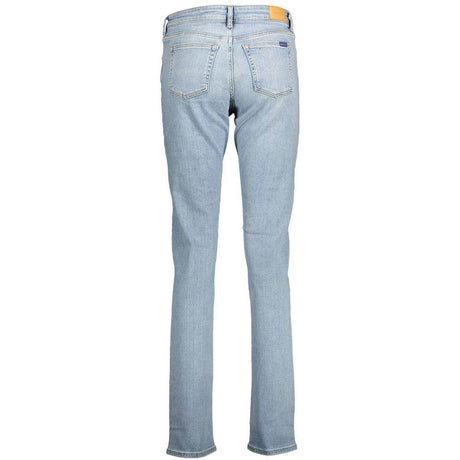 Gant Blue Organic Cotton Women Jeans - Hilstor
