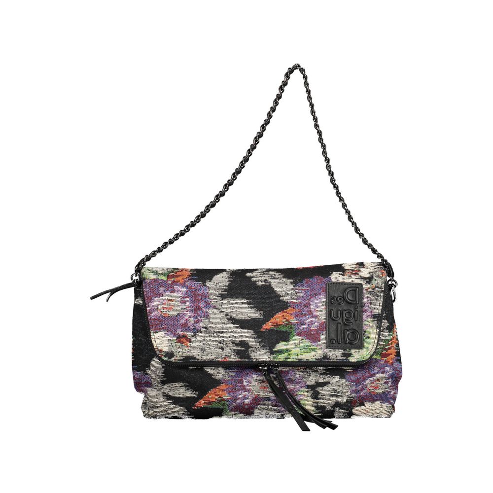 Desigual sort polyester håndtaske til kvinder