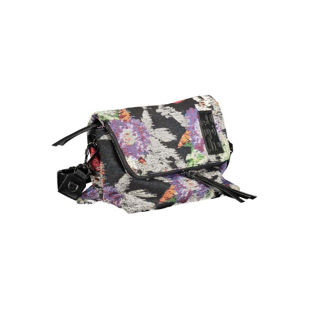 Desigual sort polyester håndtaske til kvinder