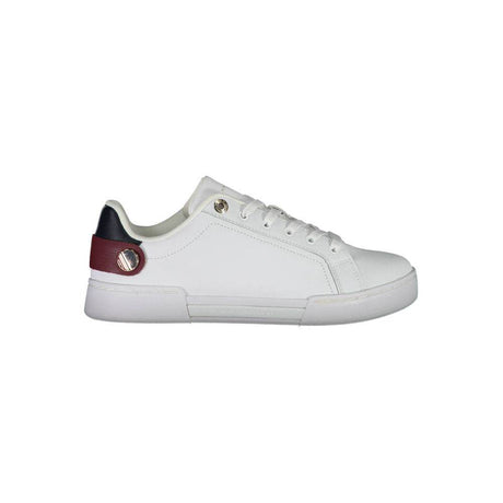 Tommy Hilfiger White Polyethylene Women Sneaker - Hilstor