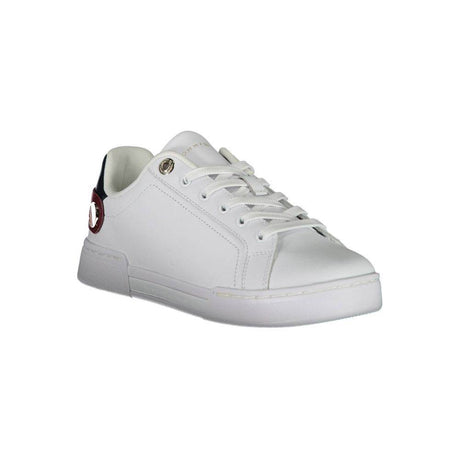 Tommy Hilfiger White Polyethylene Women Sneaker - Hilstor