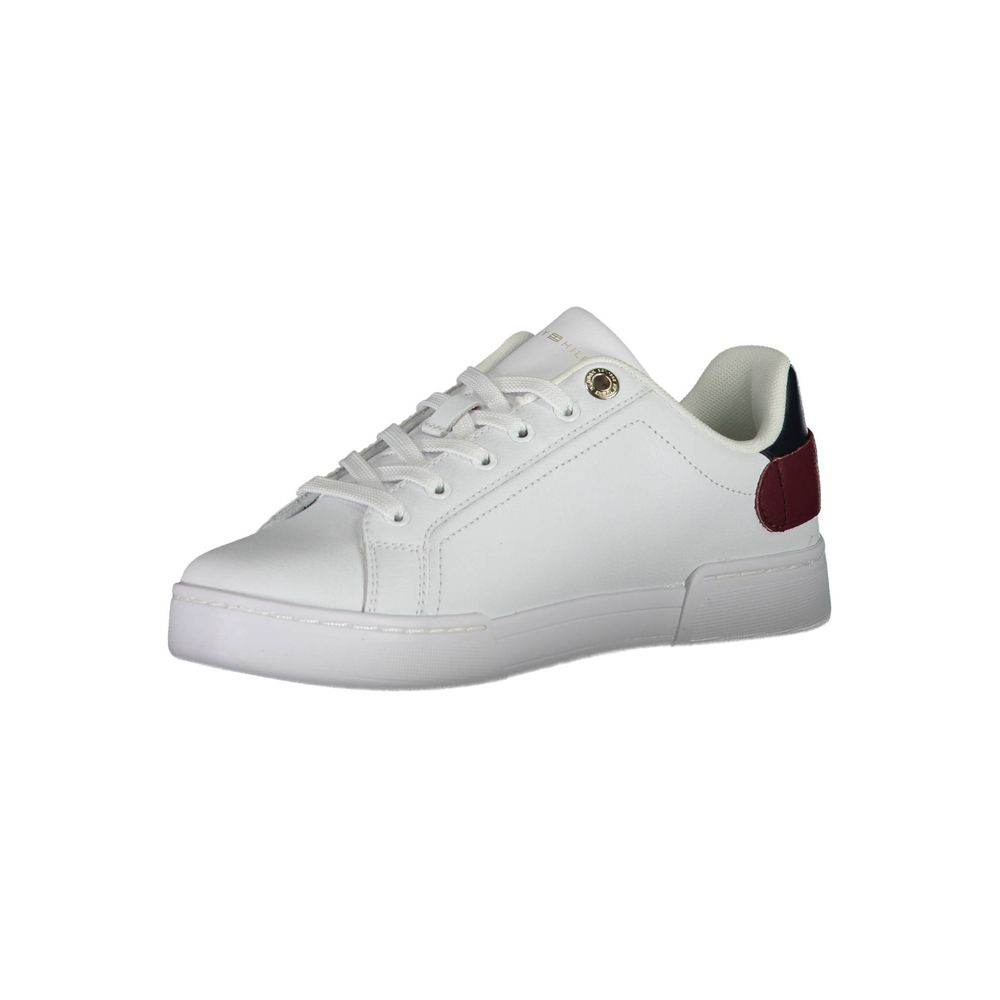 Tommy Hilfiger White Polyethylene Women Sneaker - Hilstor