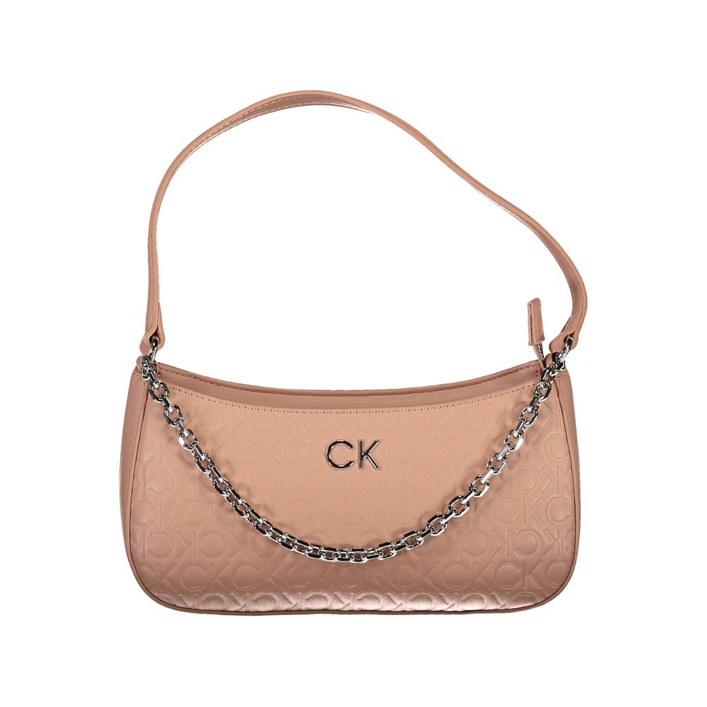 Calvin Klein Pink Polyester Håndtaske til kvinder