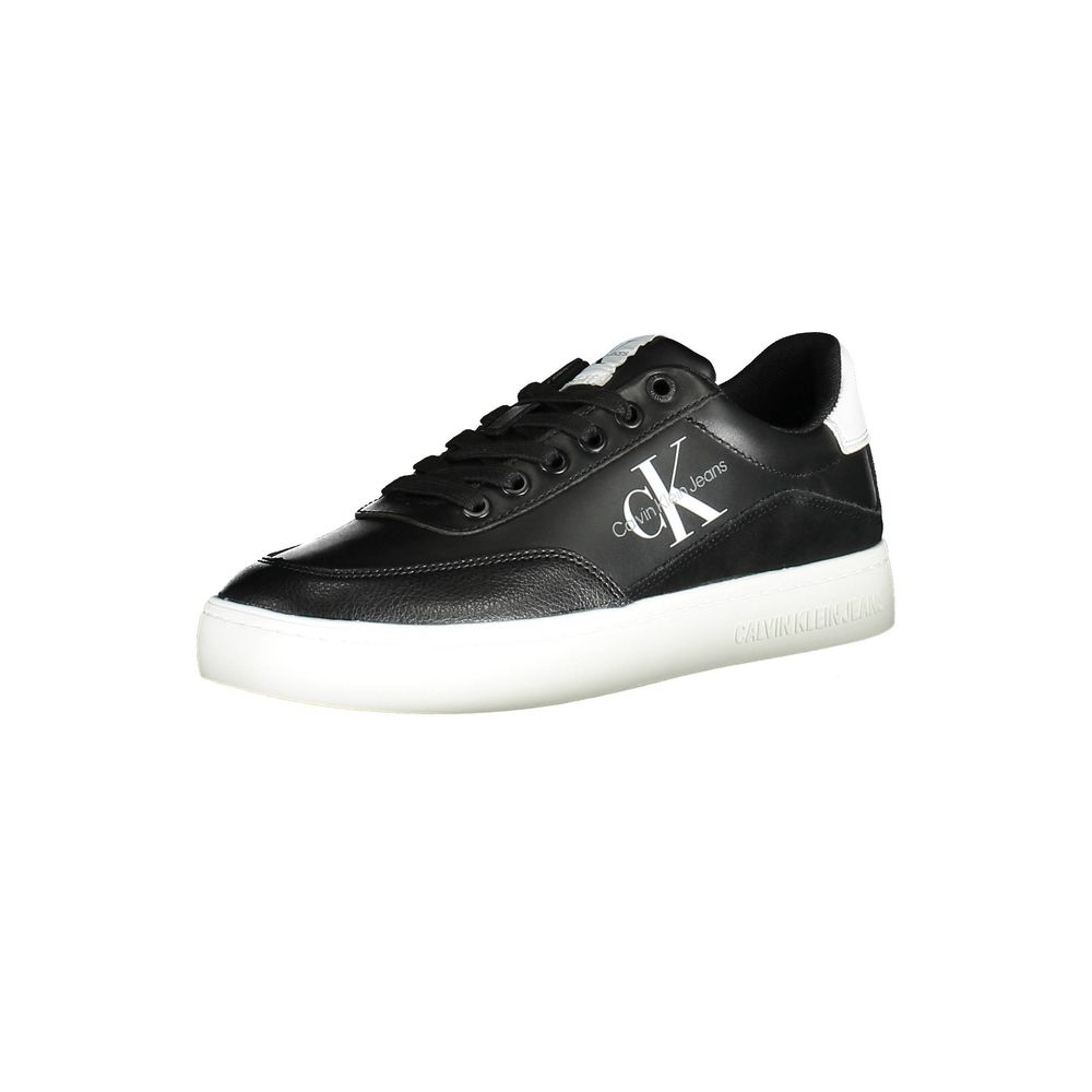 Calvin Klein sort læder sneaker til kvinder