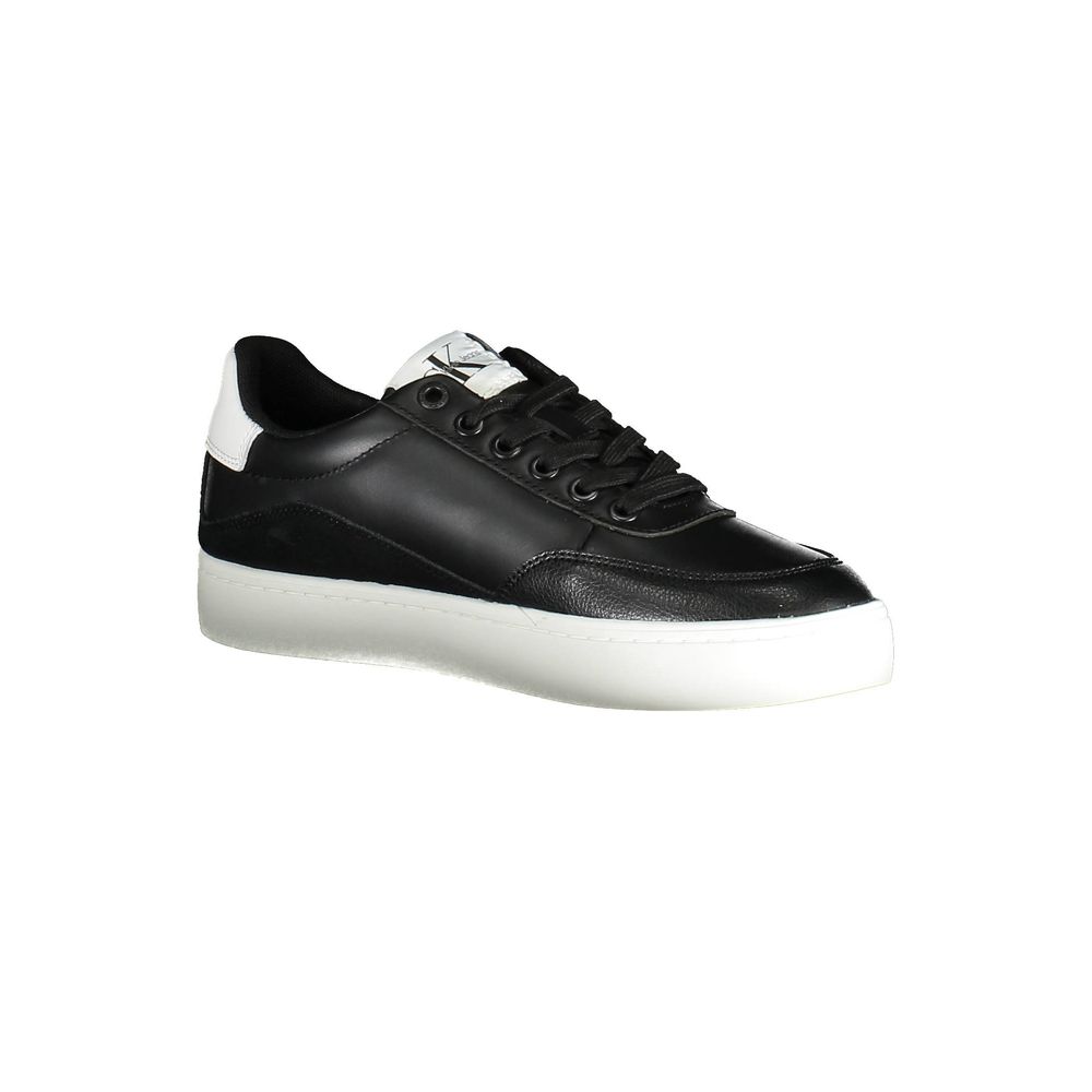 Calvin Klein sort læder sneaker til kvinder