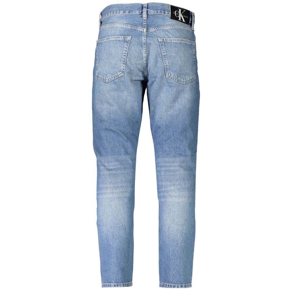 Calvin Klein Blue Cotton Men Jeans - Hilstor