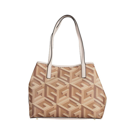 Guess Jeans Beige Polyethylene Håndtaske til kvinder