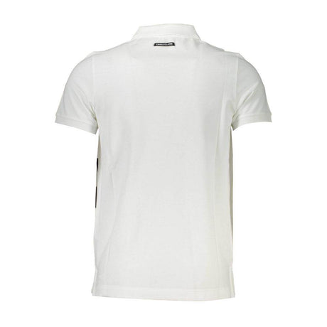 Cavalli Class White Cotton Men Polo - Hilstor